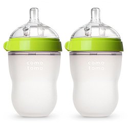 comotomo 可么多么 宽口径 硅胶奶瓶 250ml两只装*2件