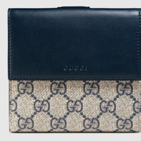 GUCCI 古驰 410104 女士短款双G图案翻盖钱包  