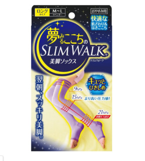 SLIM WALK Feeling like a dream 睡眠瘦腿袜