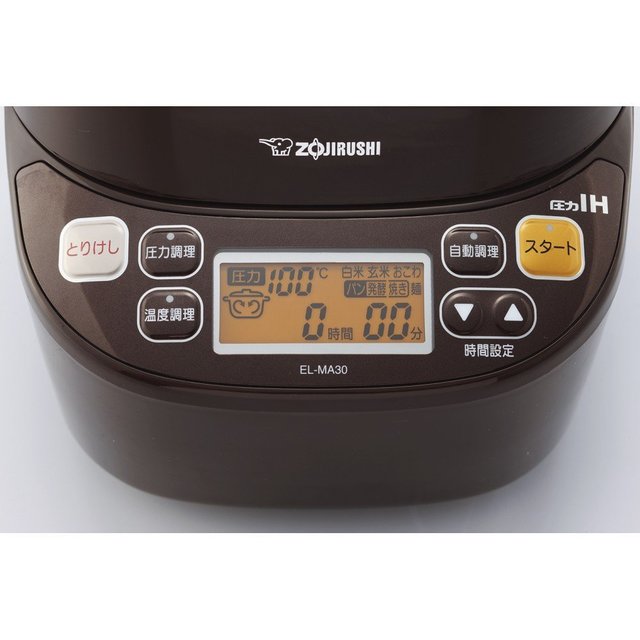 象印　Zojirushi EL-MA30-TA電気圧力IH鍋 ZOJIRUSHI 象印EL-MA30-TA 电压力锅1.5L 【报价价格评测怎么样】-什么