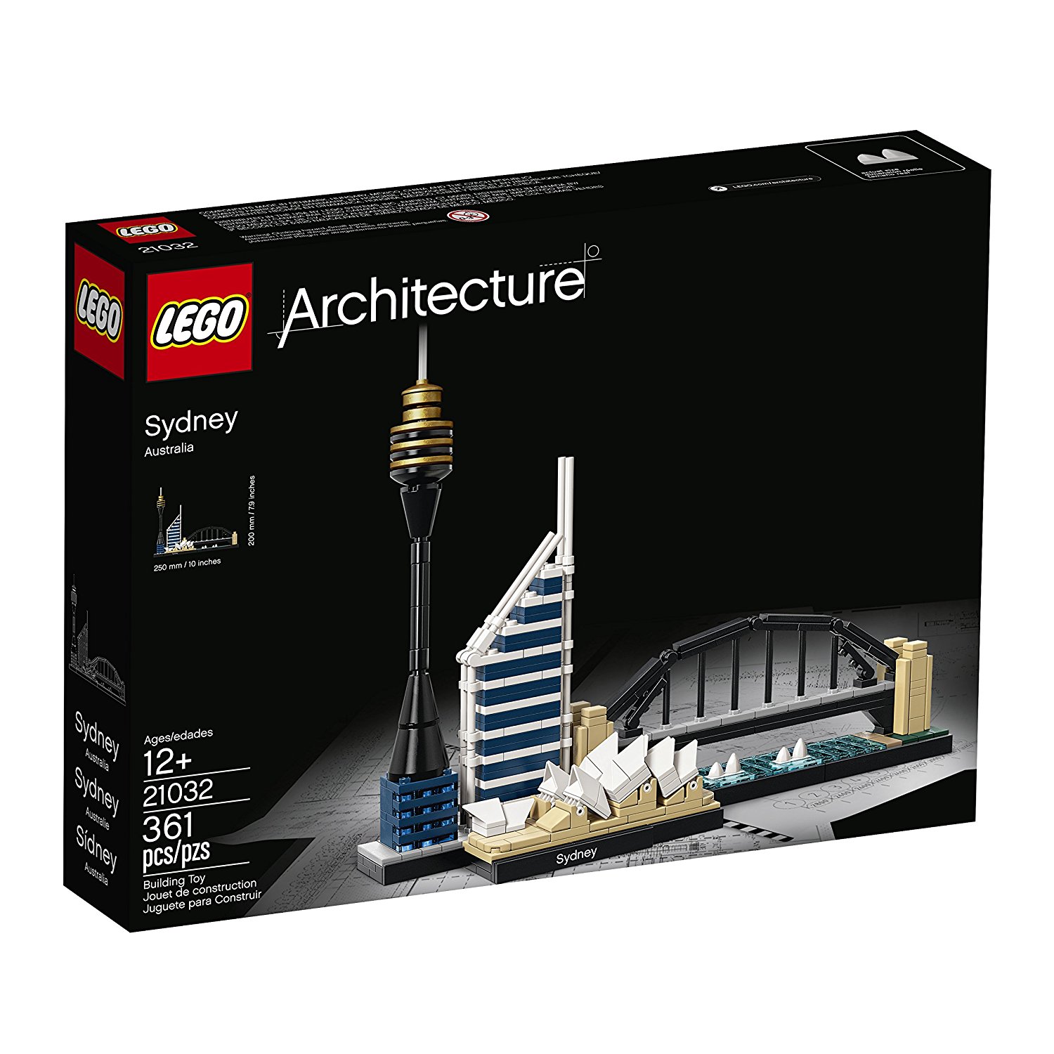 lego乐高architecture建筑系列21032悉尼2件