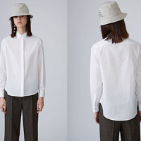 Acne Studios Beaumont D Pop 女士纯棉衬衫 