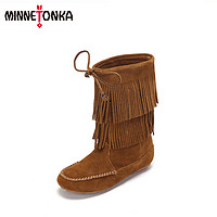 8日0点：MINNETONKA 迷你唐卡 84663 女士流苏短靴