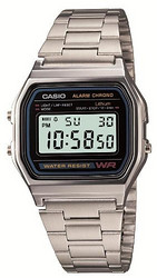 CASIO 卡西欧 A158WA-1JF 男士电子手表 