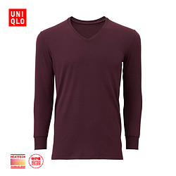 UNIQLO 优衣库 146072 HEATTECH EXW 男士V领T恤