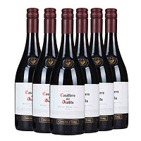 干露酒庄 Casillero del Diablo 红魔鬼 黑皮诺红葡萄酒 750ml*6