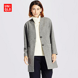 UNIQLO 优衣库 184540 女士无领大衣