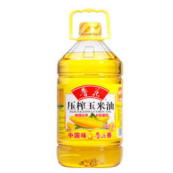 鲁花 玉米油 桶装  4L