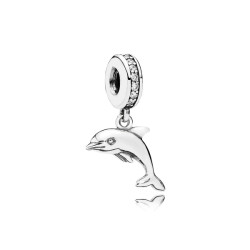 PANDORA 潘多拉 791541CZ 925银海豚串珠 