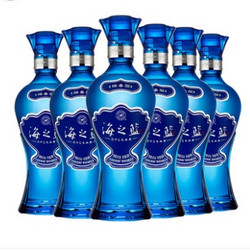 洋河 蓝色经典 海之蓝 52度 480ml*6瓶＋洋河 梦之蓝M1 45度 100ml*3瓶