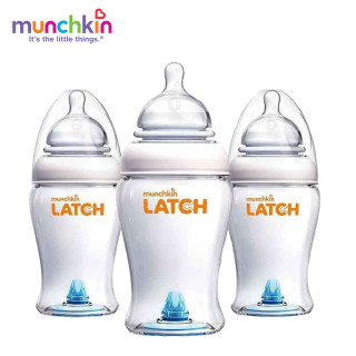 Munchkin 满趣健 LATCH奶瓶 236ml （三个装）