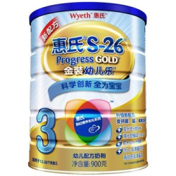 Wyeth 惠氏 S-26 金装幼儿乐 幼儿配方奶粉 3段 900g