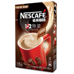 Nestlé 雀巢 咖啡1+2特浓 7条*13g