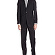 Tommy Hilfiger Men's Solid Twilltrim Fit 2 Button Side Vent Suit