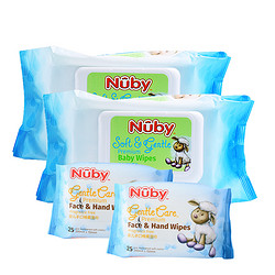 Nuby 努比  婴儿湿巾 促销组合装88抽*2+25抽*2