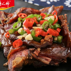 唐人神 湖南腊味 腊土鸡500g+腊鸭 500g