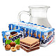 Knoppers 牛奶榛子巧克力威化饼干 10连包*5条装