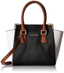 Calvin Klein On My Corner Saffiano 女款真皮斜挎包