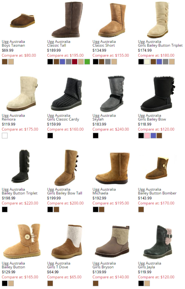 SHOEMETRO 精选UGG australia鞋靴促销