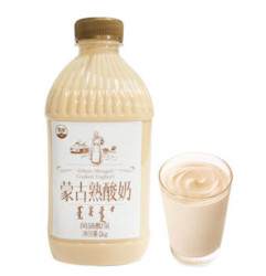 雪原 蒙古熟酸奶 风味酸乳 1kg*4瓶