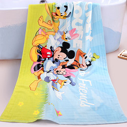 迪士尼Disney米奇与伙伴纱布浴巾 纯棉儿童浴巾 宝宝婴儿纱布浴巾
