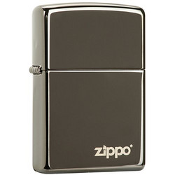 Zippo 芝宝 24756ZL 黑炫标志 (比黑冰更黑) 打火机