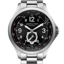 HAMILTON 汉米尔顿 Khaki Aviation QNE系列 H76655133 男士机械腕表