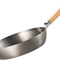 FREIZ 和平 燕三 EM-8129 26CM加厚木柄平底铁锅