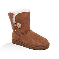 限尺码：UGG australia Bailey Button 纽扣中筒雪地靴*2双