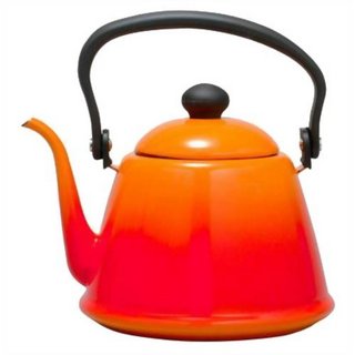 野田琺瑯 drip kettle II DK-200 珐琅水壶  2.0L 橙色