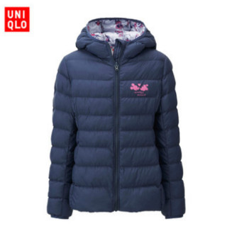 UNIQLO 优衣库 DPJ 175606 轻型WARM PADDED 女童连帽外套