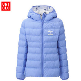 UNIQLO 优衣库 DPJ 175606 轻型WARM PADDED 女童连帽外套