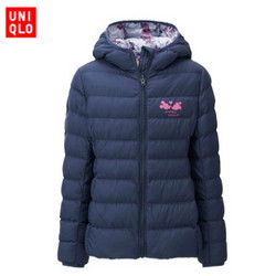 UNIQLO 优衣库 DPJ 175606 轻型WARM PADDED 女童连帽外套