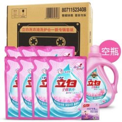 Liby 立白 全效馨香 洗护合一洗衣液套装（洗衣液500g*7+除菌皂+空瓶礼盒）