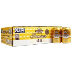 SUNTORY 三得利 纯生啤酒 330ml*24听*2箱 