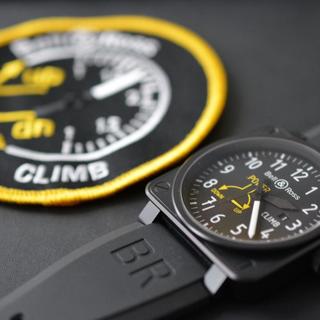BELL & ROSS 柏莱士 AVIATION系列 BR01-97 CLIMB 男士机械腕表