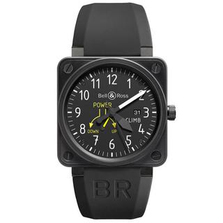 BELL & ROSS 柏莱士 AVIATION系列 BR01-97 CLIMB 男士机械腕表