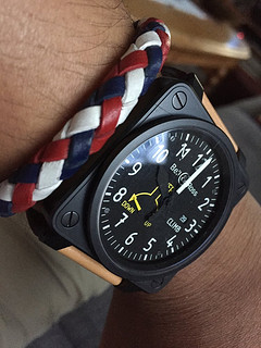 BELL & ROSS 柏莱士 AVIATION系列 BR01-97 CLIMB 男士机械腕表