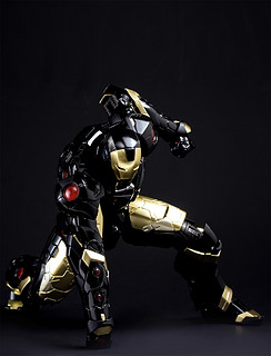 千值练 RE:EDIT IRON MAN #06 MARVEL NOW!ver. BLACK X GOLD 钢铁侠可动手办