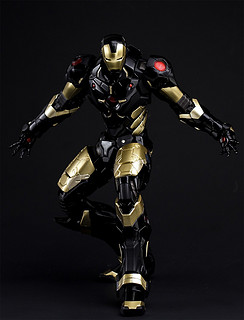 千值练 RE:EDIT IRON MAN #06 MARVEL NOW!ver. BLACK X GOLD 钢铁侠可动手办