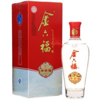 必囤年货、限地区:金六福 平安福 52度白酒 500ml*6瓶