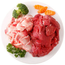 阿都沁 半筋半肉1kg/牛小肉1kg+涝河桥宁夏滩羊羊肉卷 480g