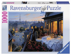 Ravensburger 巴黎阳台1000块拼图*3件