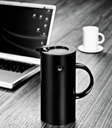 Stelton 935 啄木鸟保温水壶 黑色 亮面 0.5L 