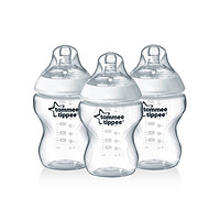 tommee tippee 婴儿宽口径防胀气 260ml*3个*2件