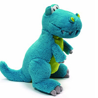  GUND Rexie Dinosaur Stuffed Animal 蓝色恐龙玩具（13英寸、33cm）