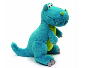  GUND Rexie Dinosaur Stuffed Animal 蓝色恐龙玩具（13英寸、33cm）