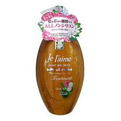 Jel'aime 无硅护发素 滋润保湿型 棕色白花香 500ml