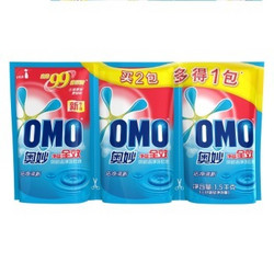 OMO 奥妙 净蓝 全效高浓度 洗衣液 (500g*3包)