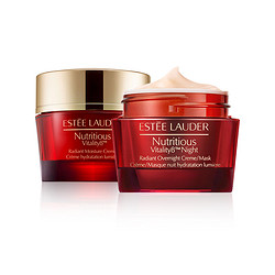 ESTEE LAUDER 雅诗兰黛 鲜活亮采晚霜 50ml+鲜活亮采面霜 50ml